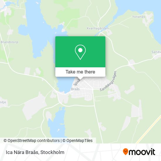 Ica Nära Braås map