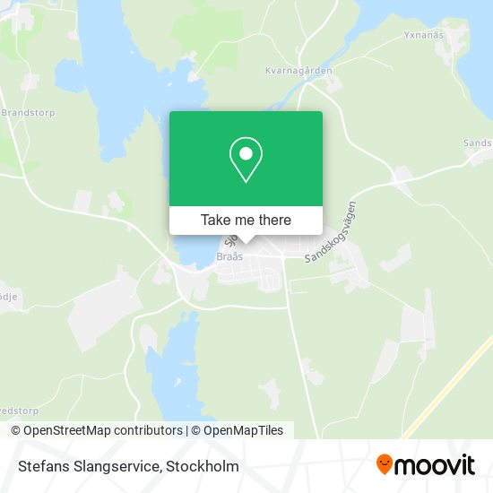 Stefans Slangservice map