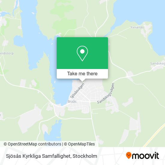 Sjösås Kyrkliga Samfallighet map