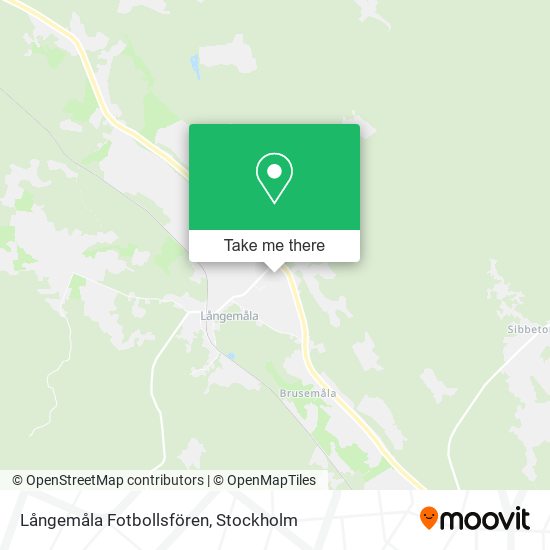Långemåla Fotbollsfören map