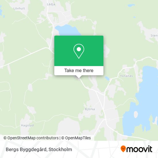 Bergs Byggdegård map