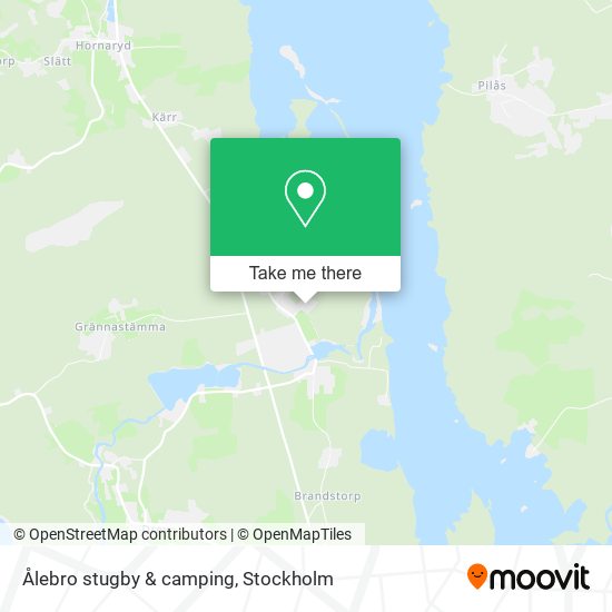 Ålebro stugby & camping map