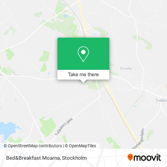 Bed&Breakfast Moarna map