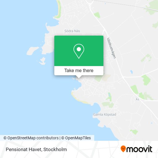 Pensionat Havet map