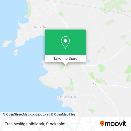 Träslövsläge bibliotek map