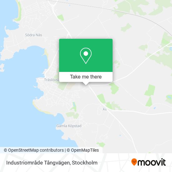 Industriområde Tångvägen map