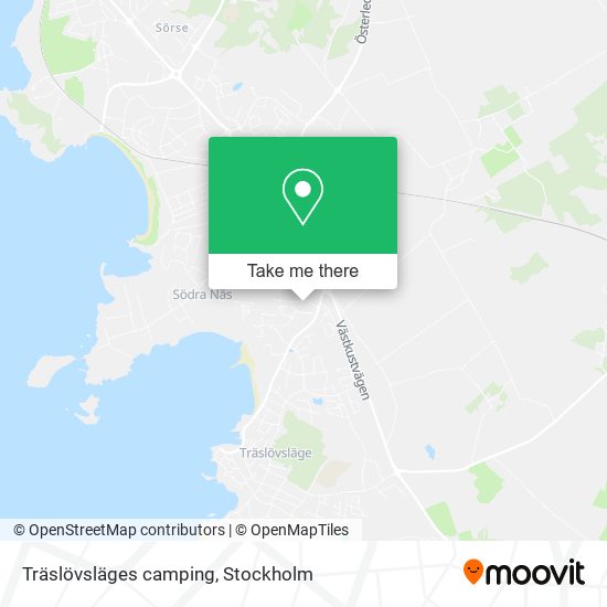 Träslövsläges camping map