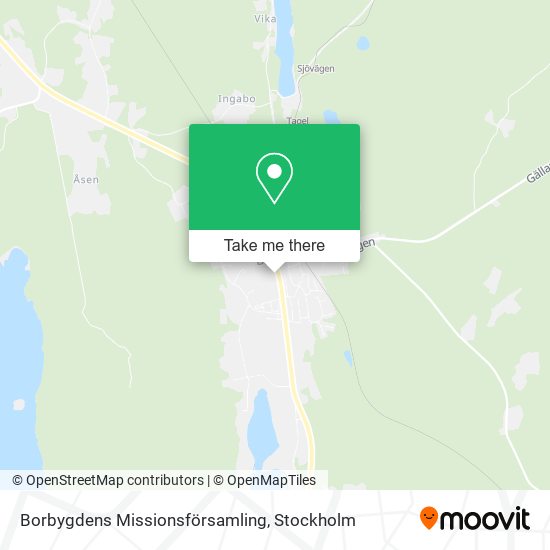 Borbygdens Missionsförsamling map