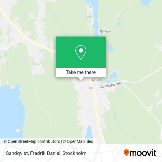Sandqvist, Fredrik Daniel map