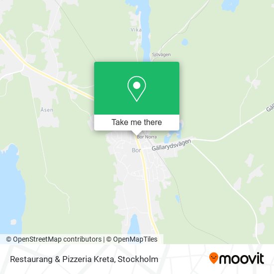 Restaurang & Pizzeria Kreta map