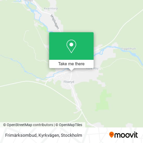 Frimärksombud, Kyrkvägen map