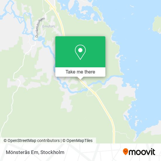 Mönsterås Em map