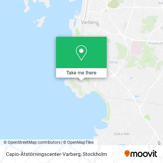 Capio-Ätstörningscenter-Varberg map