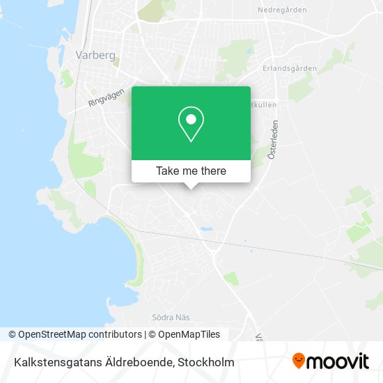 Kalkstensgatans Äldreboende map