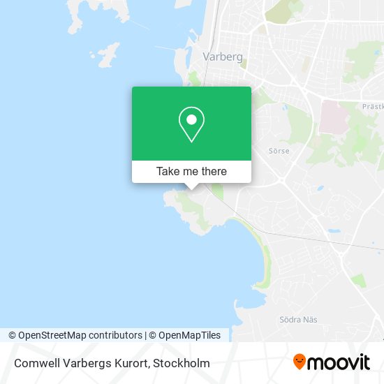 Comwell Varbergs Kurort map