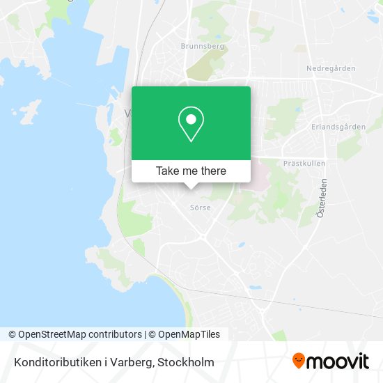 Konditoributiken i Varberg map