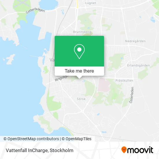 Vattenfall InCharge map