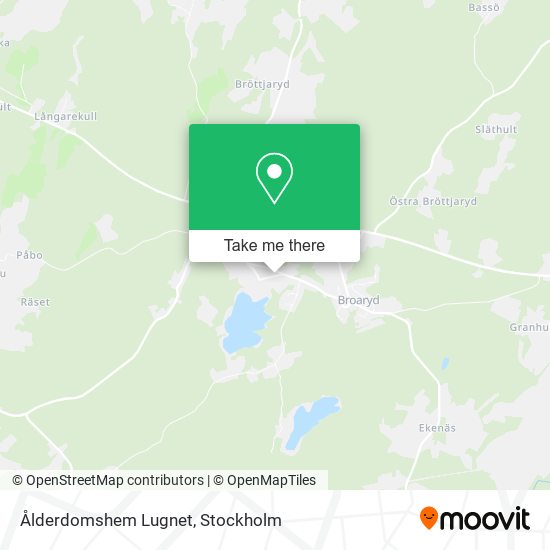 Ålderdomshem Lugnet map