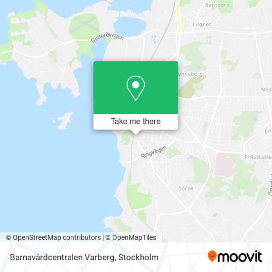 Barnavårdcentralen Varberg map