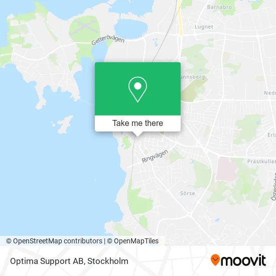 Optima Support AB map
