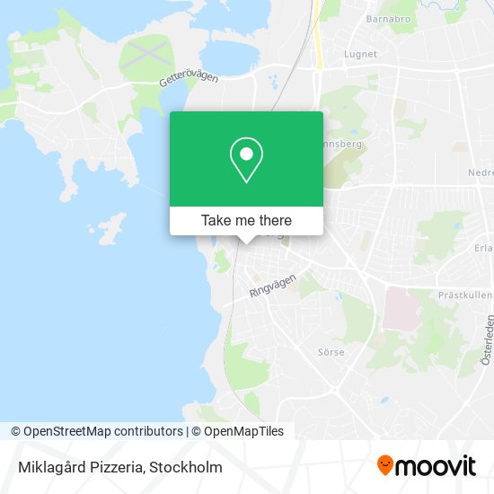Miklagård Pizzeria map