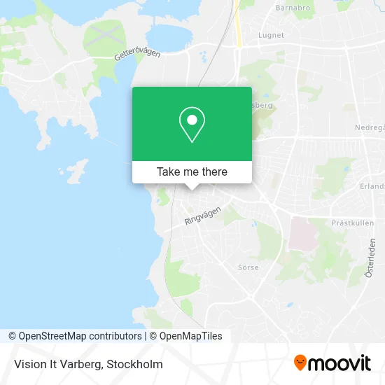 Vision It Varberg map