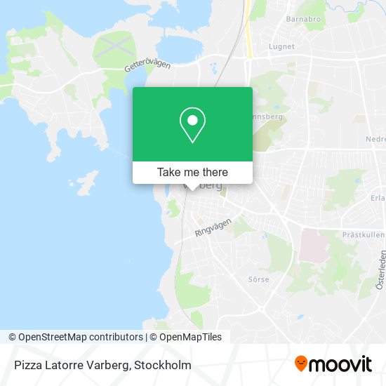 Pizza Latorre Varberg map