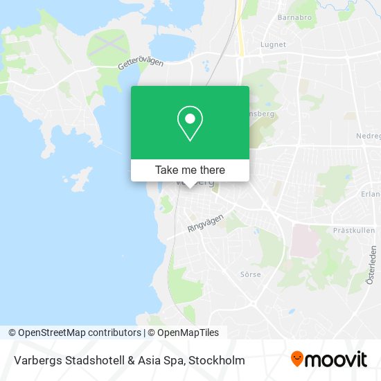 Varbergs Stadshotell & Asia Spa map