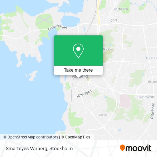 Smarteyes Varberg map