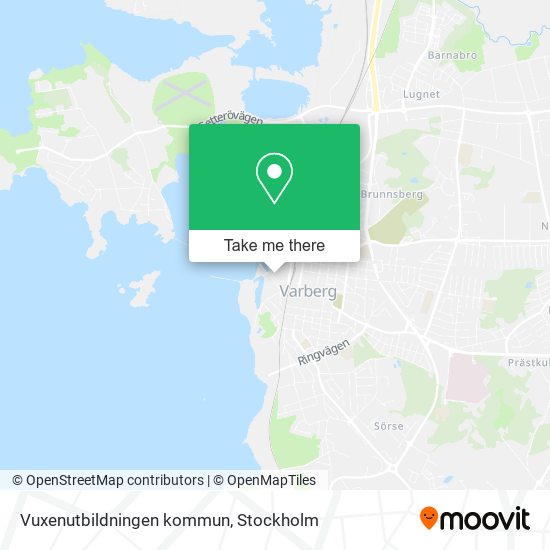 Vuxenutbildningen kommun map