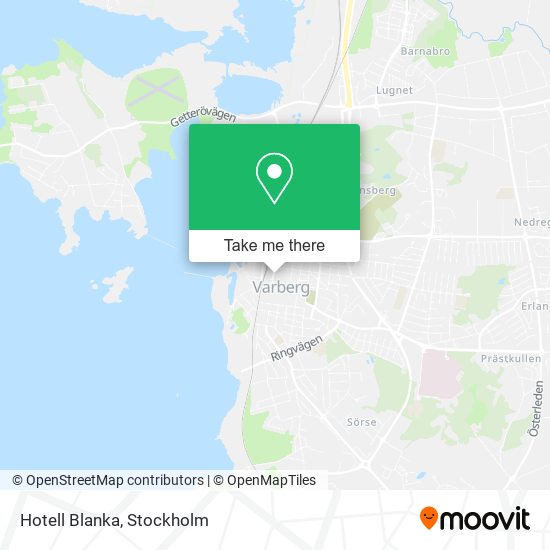 Hotell Blanka map