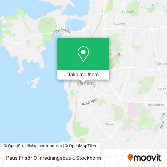 Paus Frisör O Inredningsbutik map