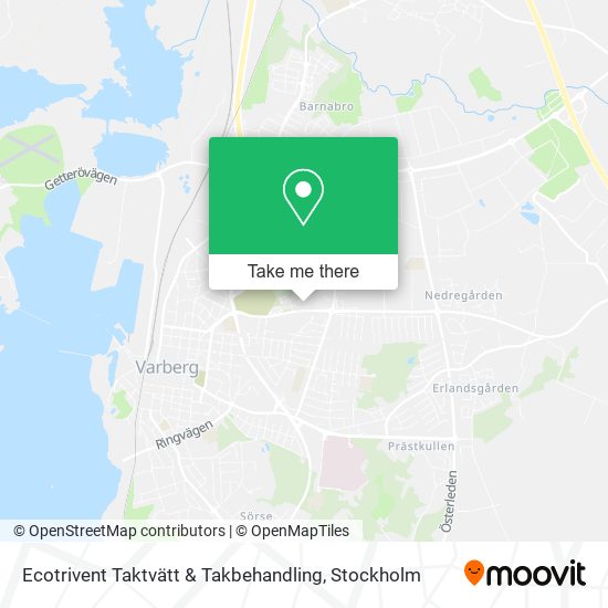 Ecotrivent Taktvätt & Takbehandling map