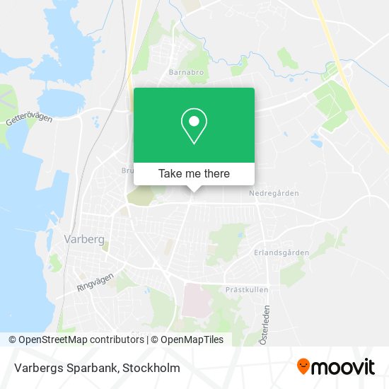 Varbergs Sparbank map