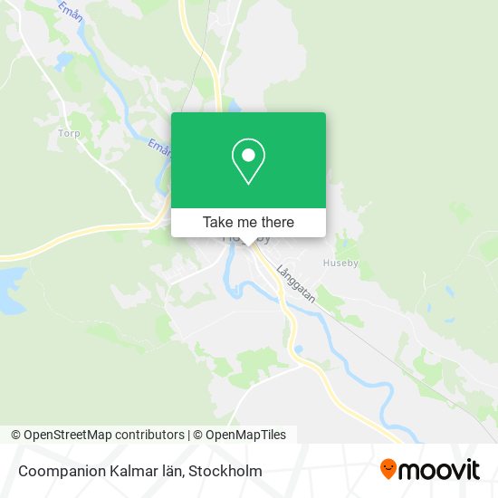 Coompanion Kalmar län map
