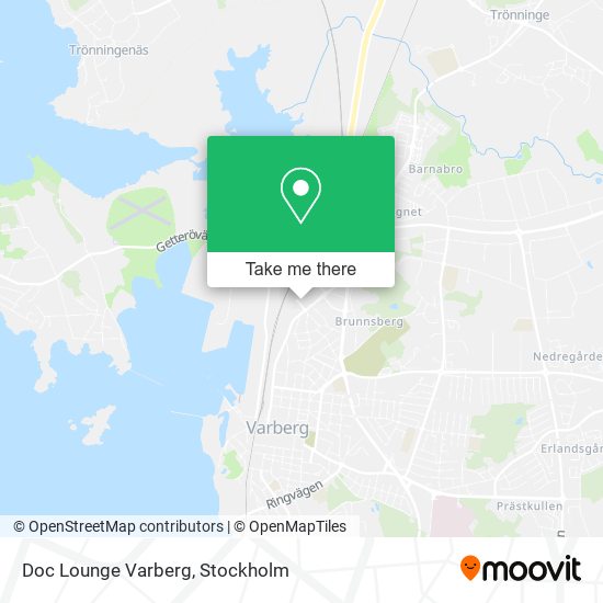 Doc Lounge Varberg map