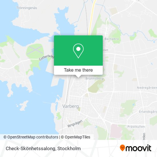 Check-Skönhetssalong map