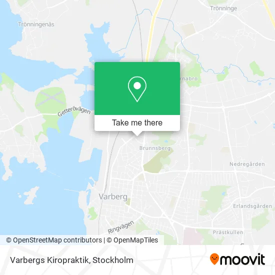 Varbergs Kiropraktik map
