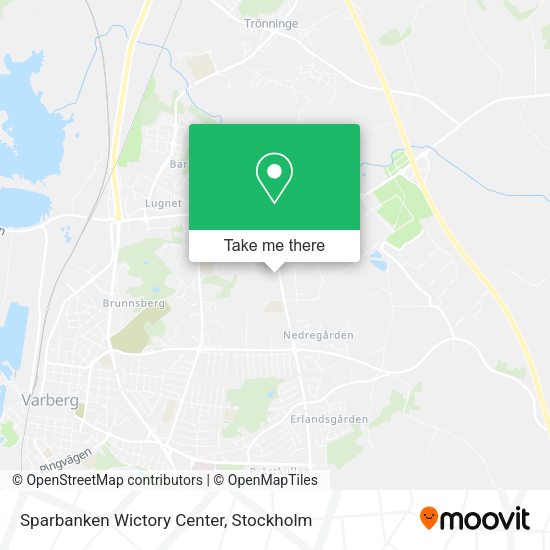Sparbanken Wictory Center map