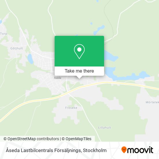 Åseda Lastbilcentrals Försäljnings map