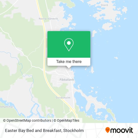 Easter Bay Bed and Breakfast map