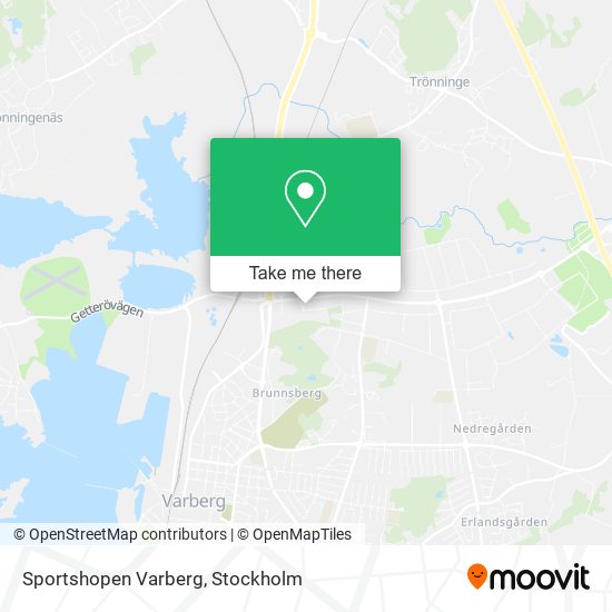 Sportshopen Varberg map