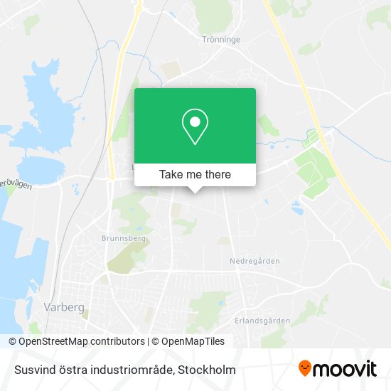Susvind östra industriområde map