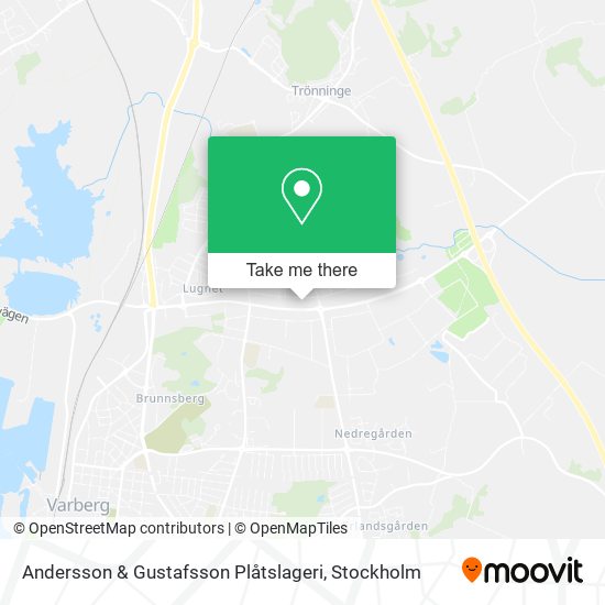 Andersson & Gustafsson Plåtslageri map