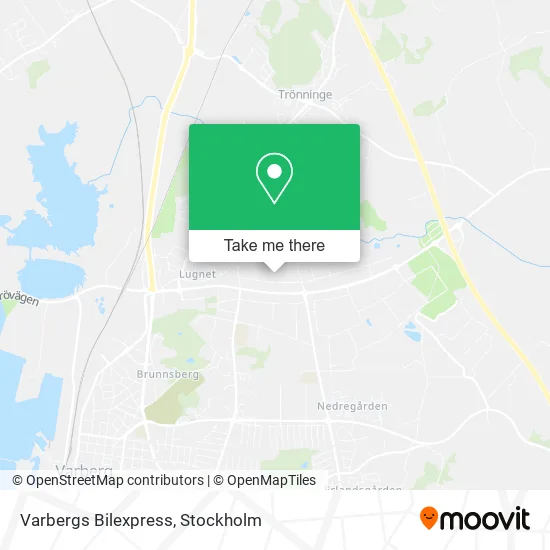 Varbergs Bilexpress map