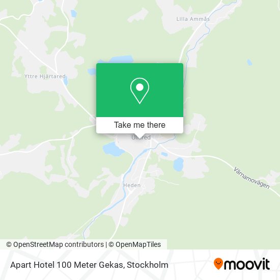Apart Hotel 100 Meter Gekas map