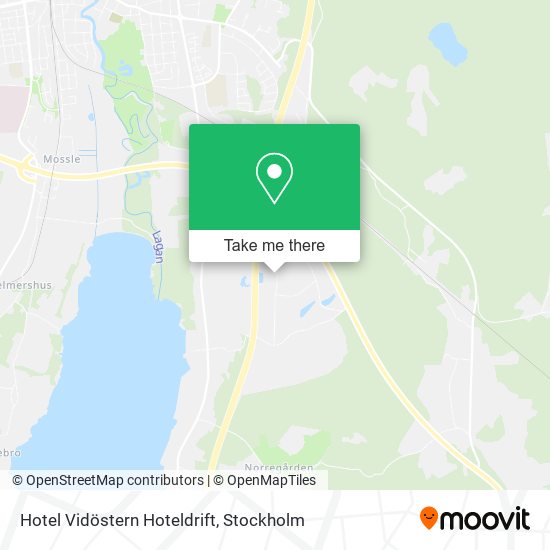 Hotel Vidöstern Hoteldrift map