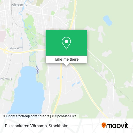 Pizzabakeren Värnamo map