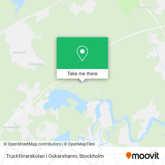 Truckförarskolan i Oskarshamn map