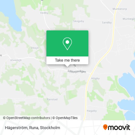 Hägerström, Runa map